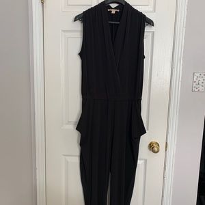 Michael Kors black sleeveless jumpsuit